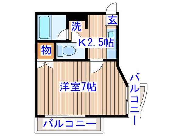 レジデンスササキの物件間取画像